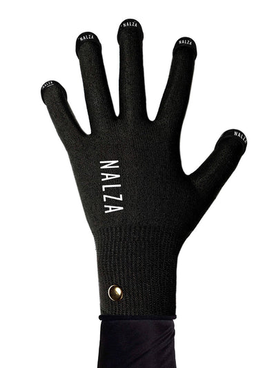 Black Speed Skating Gloves and Black Tips